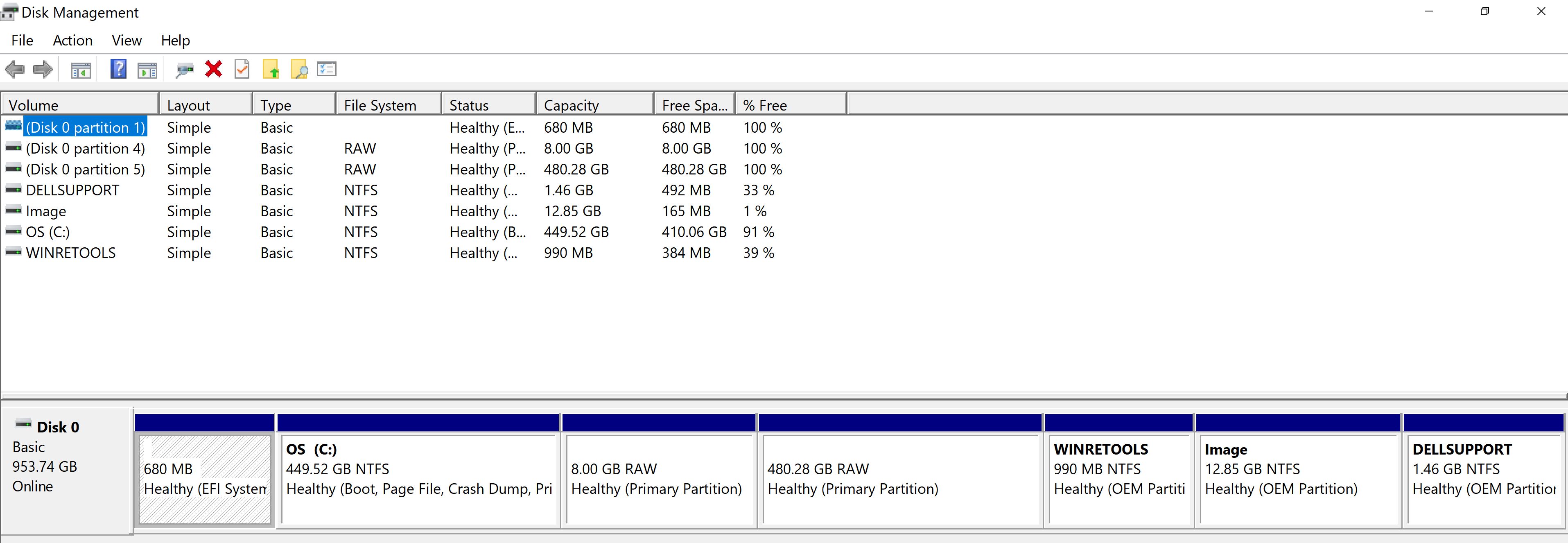 Disk Layout